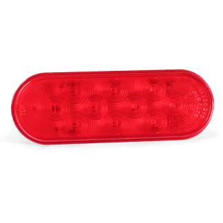 Oval red tail light gps tracker device