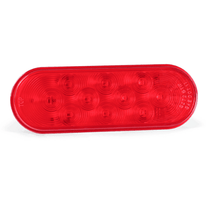 Oval red tail light gps tracker device