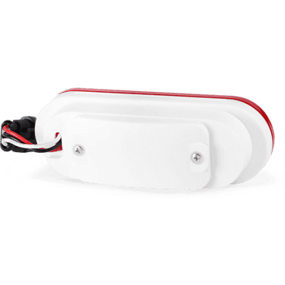 Oval red tail light gps tracker device